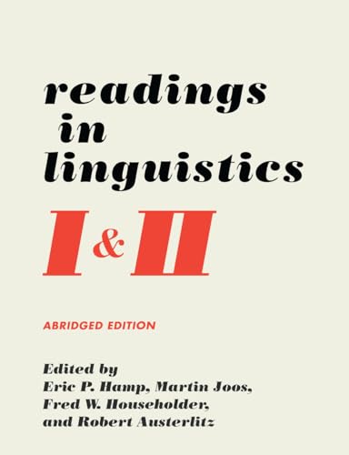 Readings in Linguistics: 2v