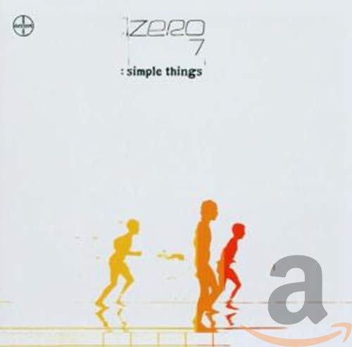 Zero 7 “Simple Things” CD cover with silhouettes of walking figures.