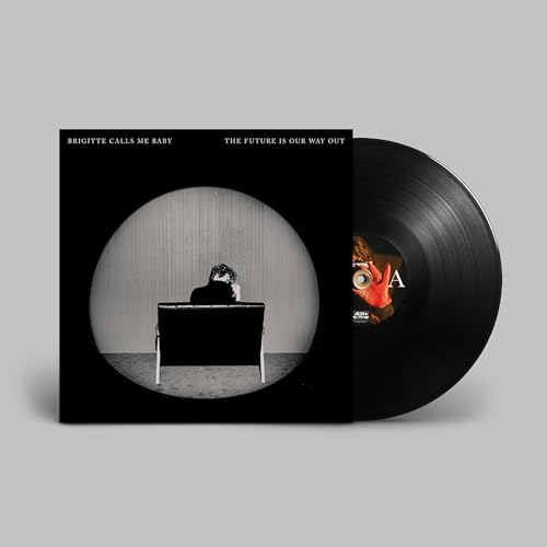 Vinyl record for "Brigitte Calls Me Baby" with a person in a circle.