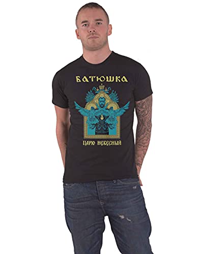 Batushka 'Carju Niebiesnyj' (Black) T-Shirt (3XL)