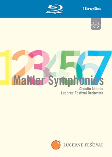 Blu-ray cover for Mahler Symphonies 1-7 by Claudio Abbado and the Lucerne Festival Orchestra.
