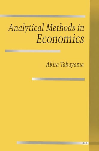 Analytical Methods in Economics