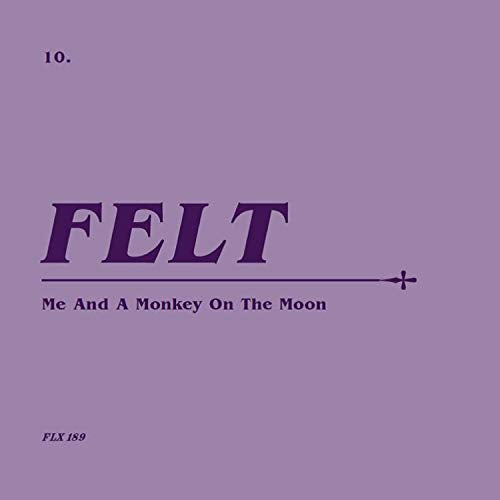 Purple album cover with “Felt” and song title in dark text.