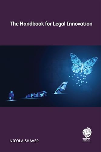 Book cover: "The Handbook for Legal Innovation" with butterfly graphic.