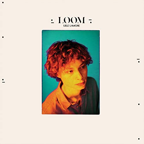 Album cover for Uèle Lamore’s “Loom” featuring a portrait of a person.