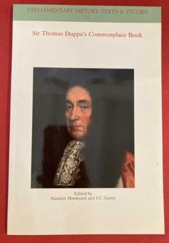 The Commonplace Book of Sir Thomas Duppa