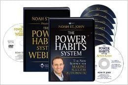 Noah St. John Power Habits System DVD and CD set with case and discs.