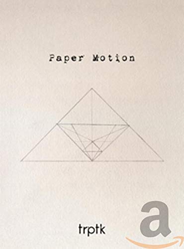 CD cover for "Paper Motion" with geometric lines and text.