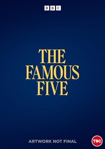 DVD cover for "The Famous Five" with gold text on a blue background.