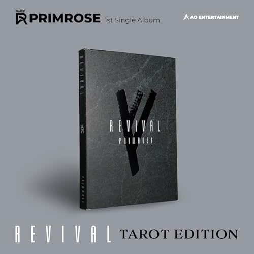 Gray "Revival" CD case with white text and tarot card design.