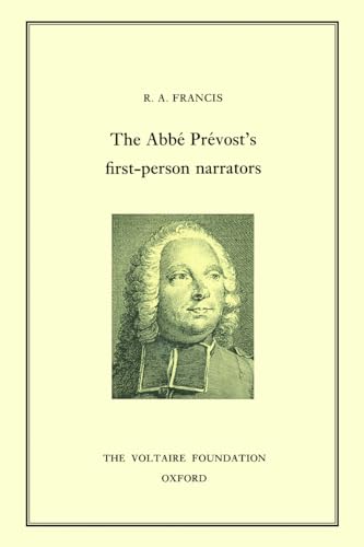 The Abbe Prevost's First-Person Narrators : 306