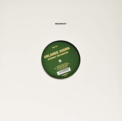Green vinyl record label for Orlando Voorn’s “Internal Destination.”