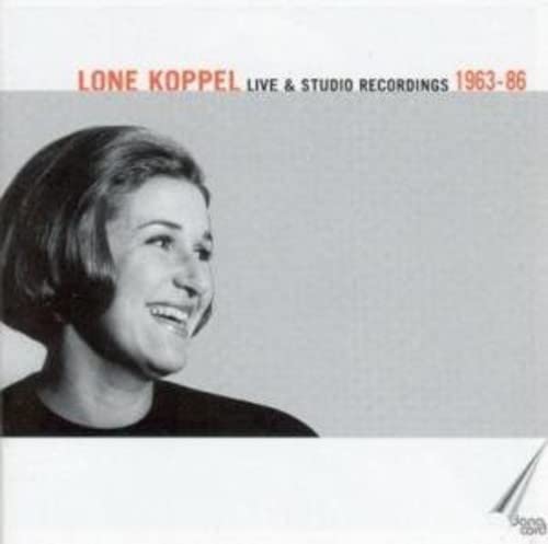 CD cover featuring a smiling woman, Lone Koppel, in a portrait.
