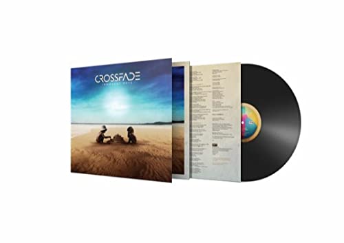 Crossfade "Innocent Days" vinyl record with album artwork and lyric sheet.