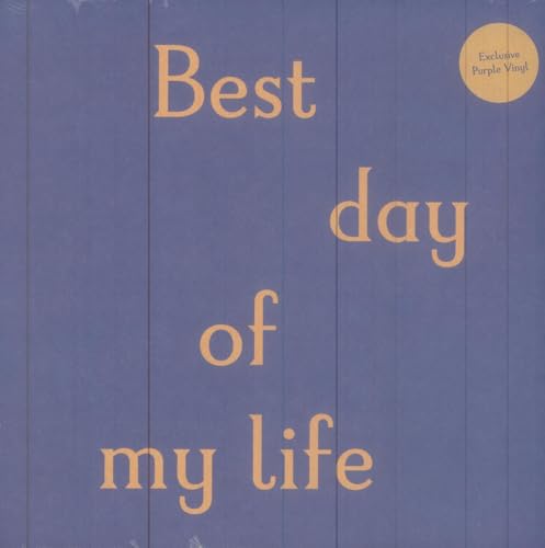 Tom Odell’s “Best Day Of My Life” vinyl record cover, purple textured background.
