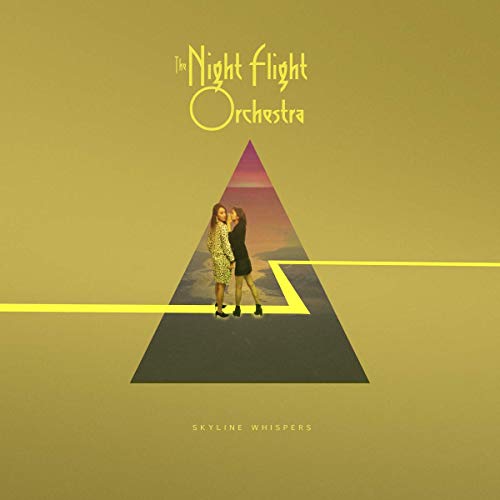 CD cover: two figures within a yellow and pink triangular design.