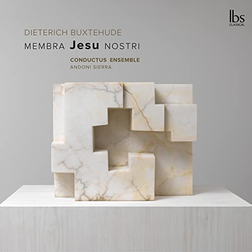 CD cover: abstract marble sculpture with text "Membra Jesu Nostri".