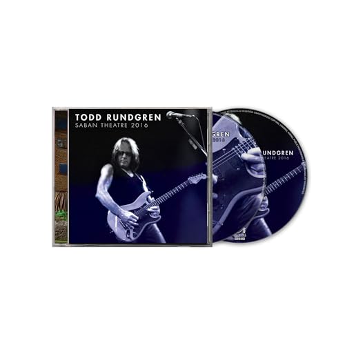 Todd Rundgren album "Saban Theatre 2016" CD and disc displayed.