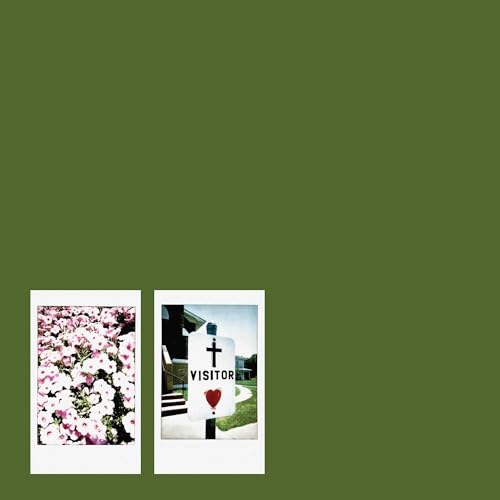 Album cover for John Moreland’s “Visitor” featuring polaroid-style photos.