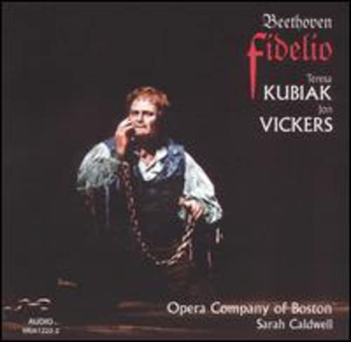 CD cover for Beethoven’s Fidelio opera, featuring a man in chains.