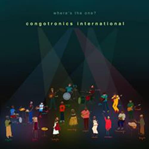 Album cover for Congotronics International, depicting a band performing onstage.