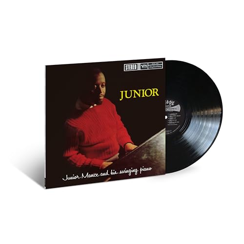 Vinyl record of Junior Mance’s “Junior” album with portrait cover.