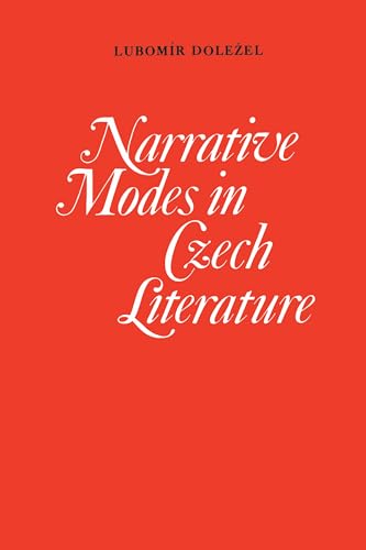 Red book cover with white title: "Narrative Modes in Czech Literature".
