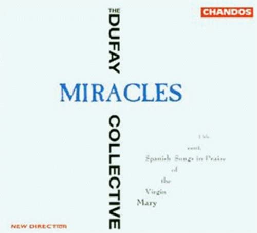 CD cover for "Miracles" by The Dufay Collective, featuring a cross.