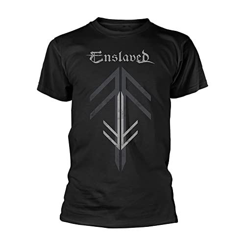 Enslaved Men's Rune Cross T-Shirt Black - black - S