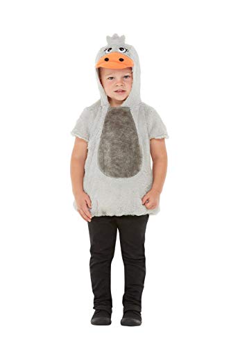 Smiffys 71040T2 Toddler Ugly Duckling Costume, Boys, Grey, Age 3-4 Years