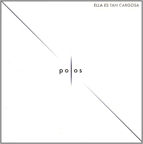 White CD cover with diagonal lines and the word "polos" centered.