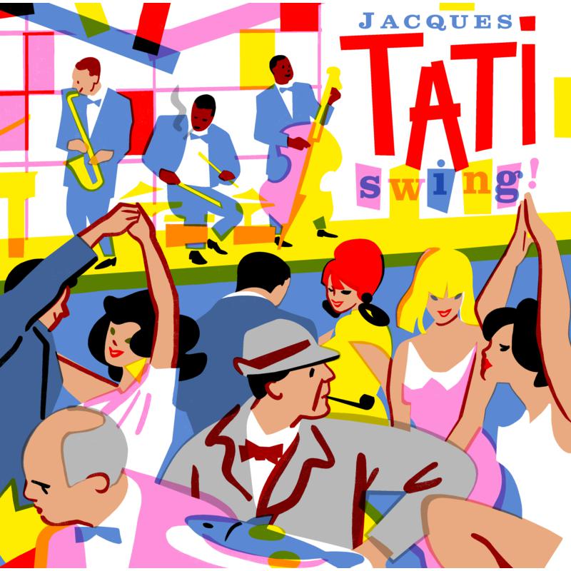 Colorful album cover depicting jazz musicians and dancing people.