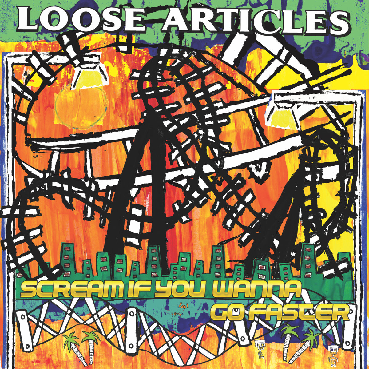 CD cover for "Scream If You Wanna Go Faster" by Loose Articles.