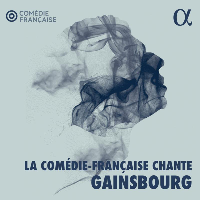 Vinyl album cover featuring a blurred portrait and text: “La Comédie-Française Chante Gainsbourg.”