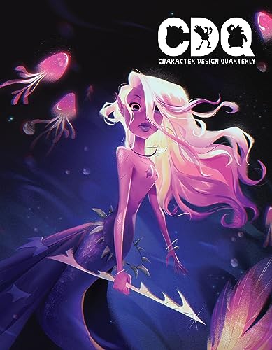 Character Design Quarterly 28" cover featuring a blonde mermaid with a trident.