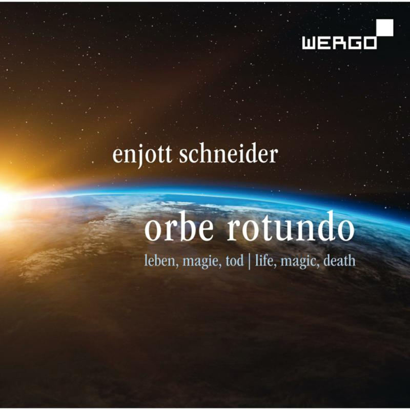 CD cover with Earth from space and text “Orbe Rotundo”.