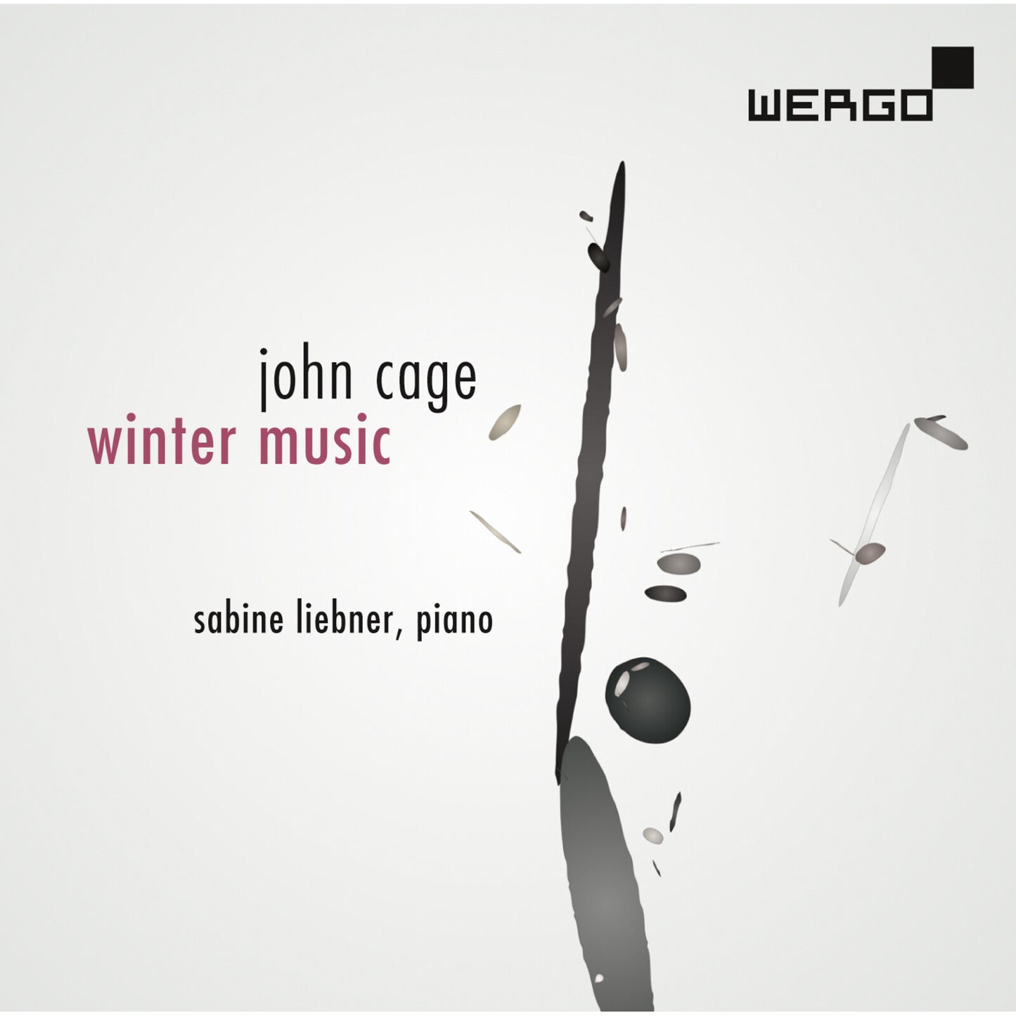 CD cover for John Cage’s “Winter Music” performed by Sabine Liebner.