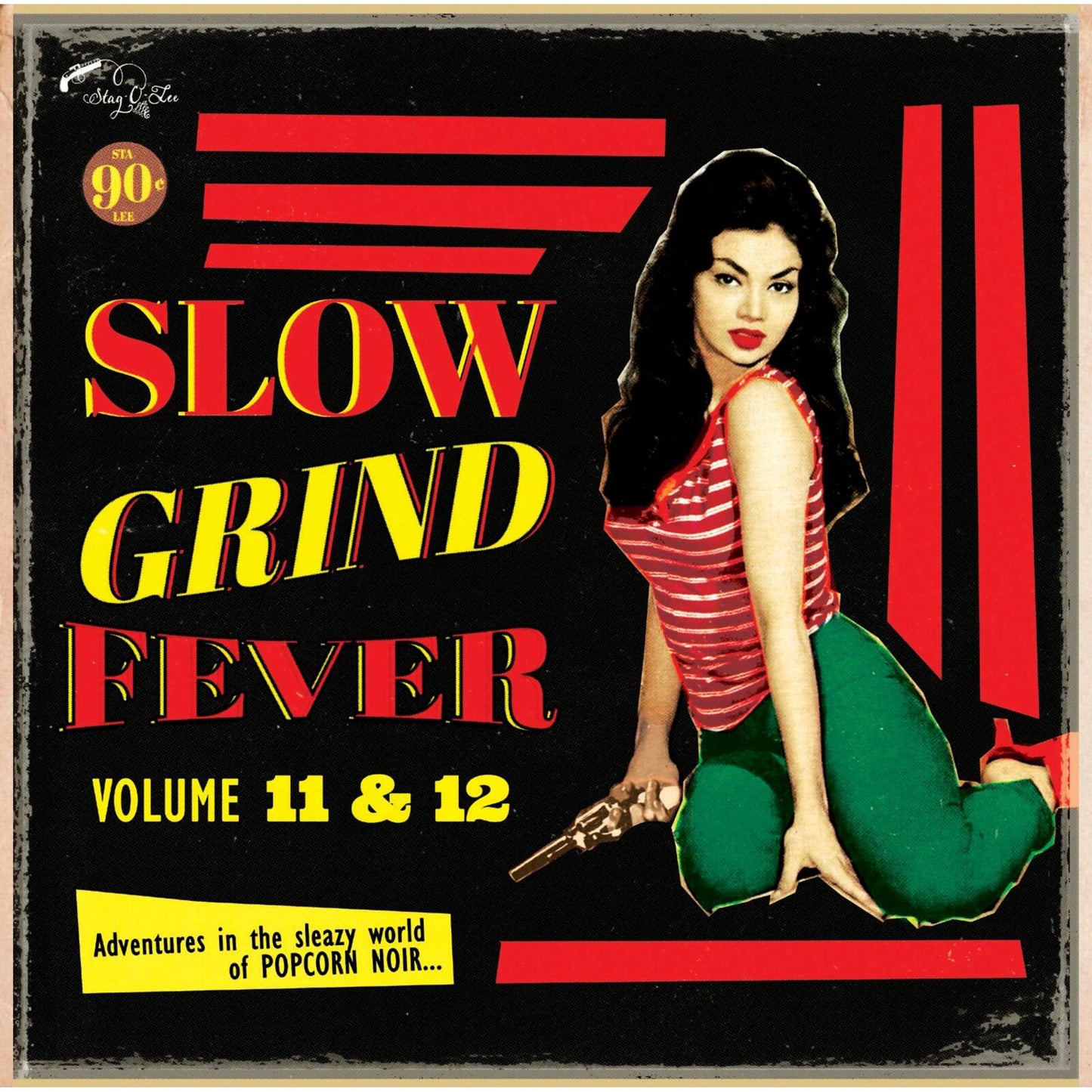 CD cover: "Slow Grind Fever Volume 11 & 12" with a vintage pin-up.