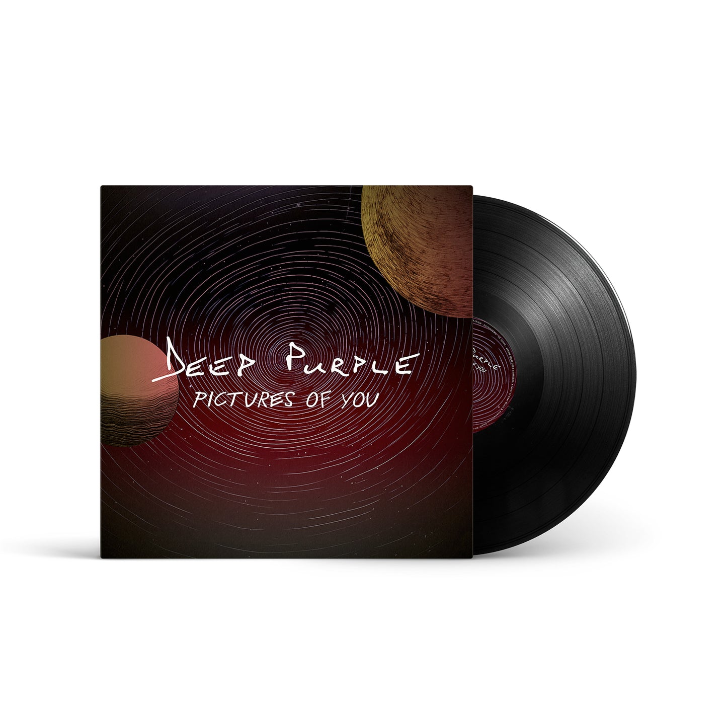 Deep Purple “Pictures Of You” vinyl record with planetary cover art.