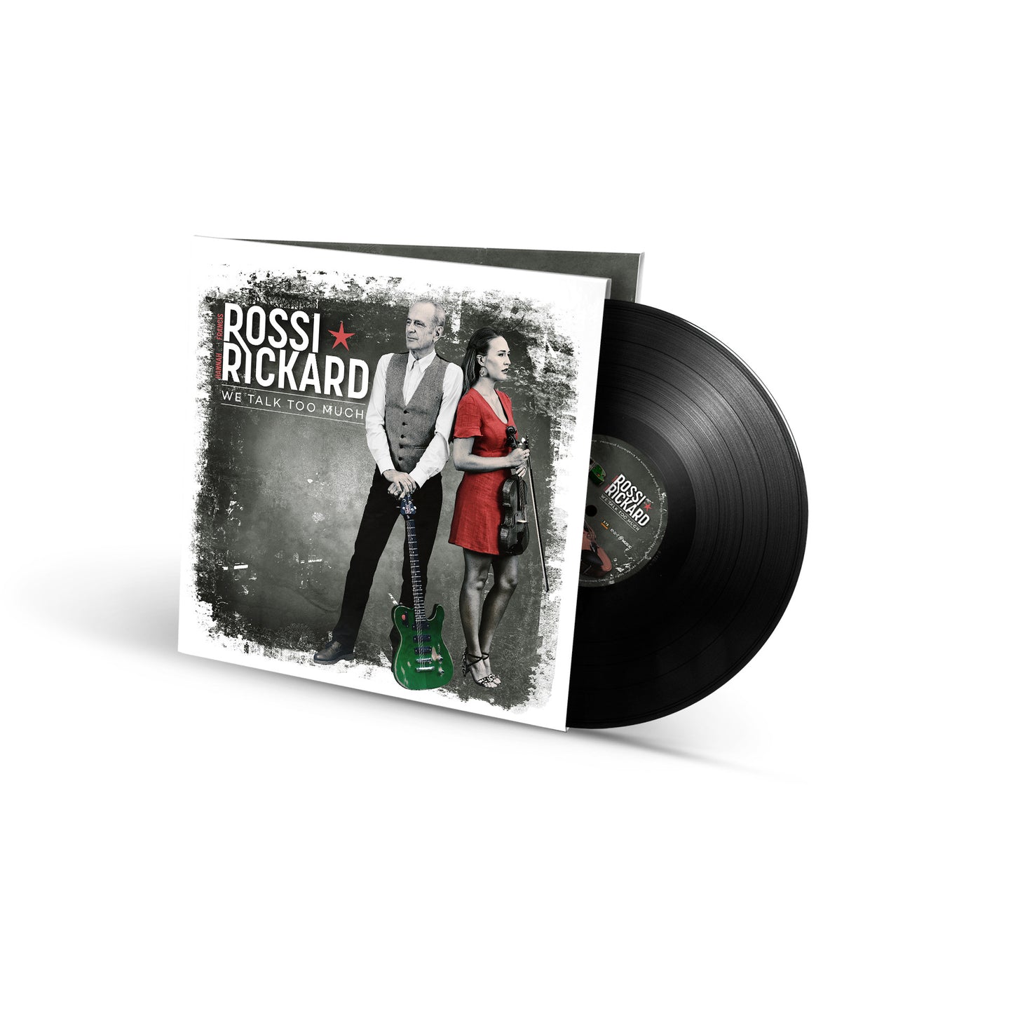 Vinyl record and album cover featuring Francis Rossi and Hannah Rickard.
