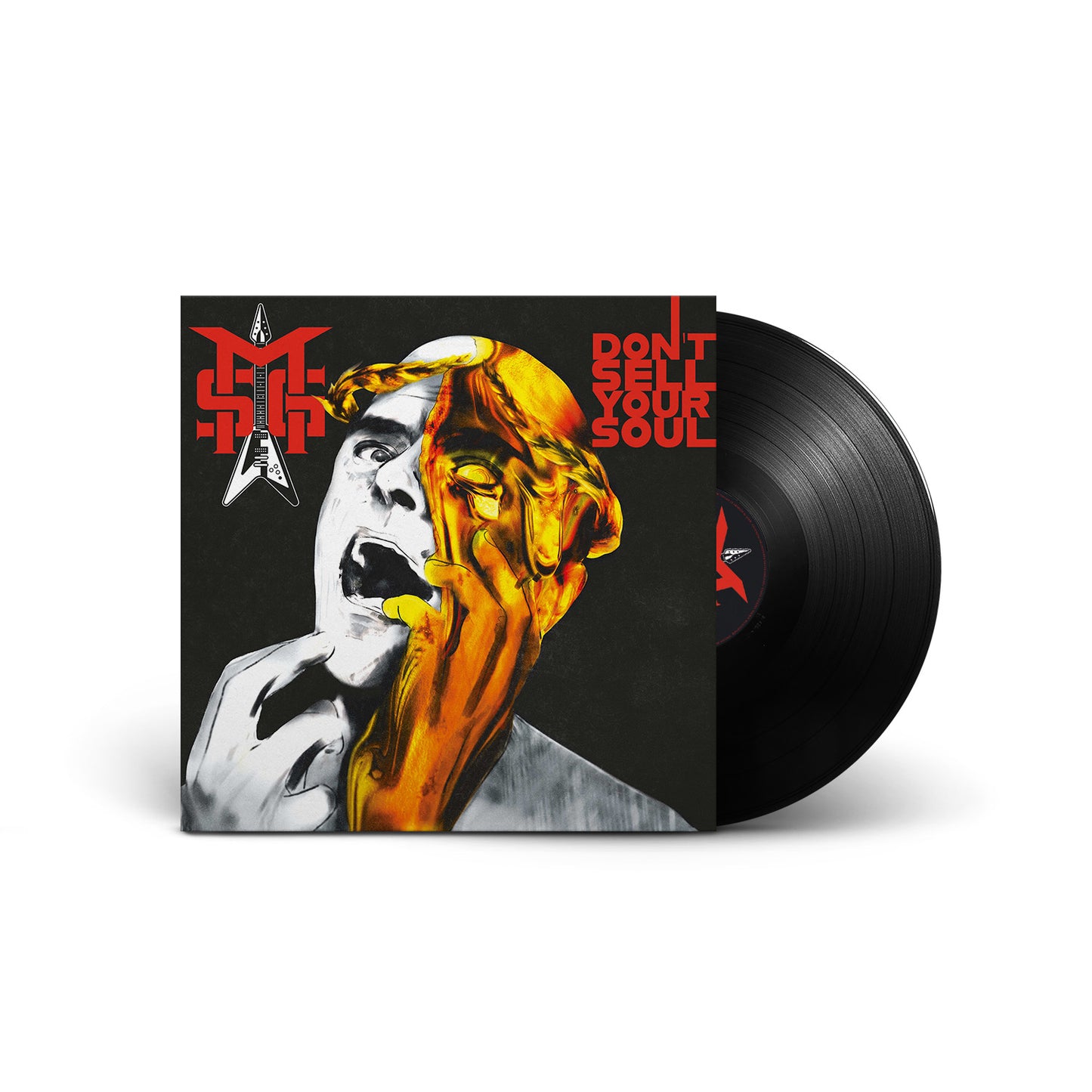 Vinyl record of Michael Schenker Group’s “Don’t Sell Your Soul” album cover.