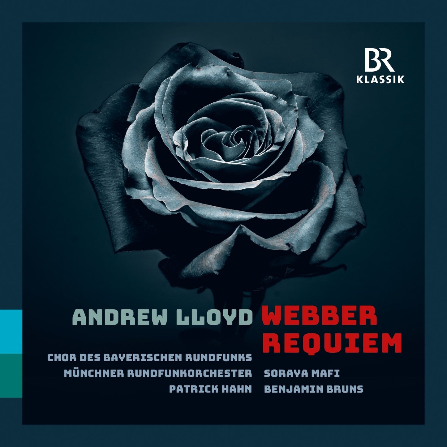 CD cover: dark rose image, text “Andrew Lloyd Webber Requiem” and artist names.