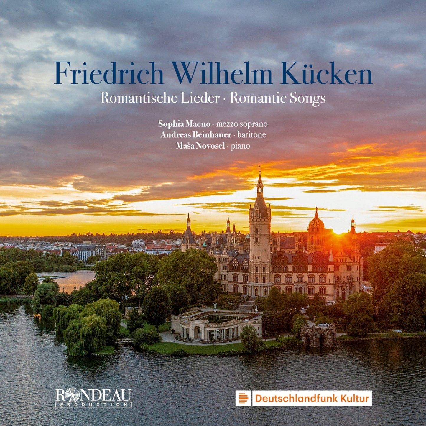 CD cover: castle landscape at sunset with text naming musicians.