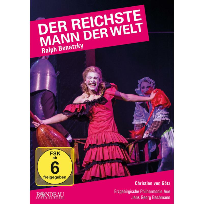 DVD cover for "Der Reichste Mann," featuring a laughing performer.