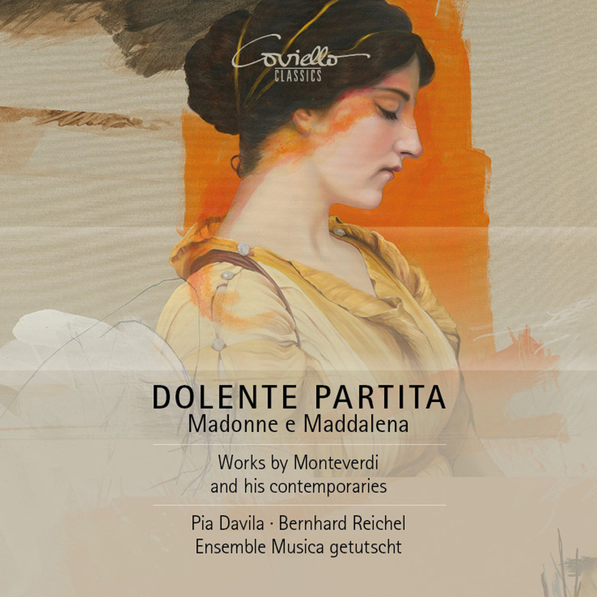 CD cover: painting of a woman in profile with orange and beige tones.