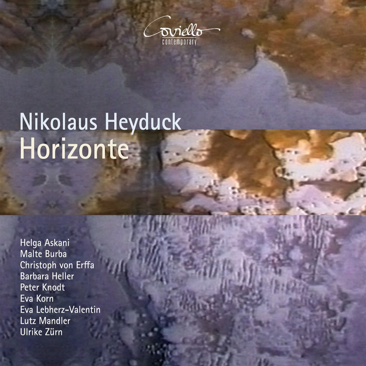 CD cover for "Nikolaus Heyduck - Horizonte" with a cloudy sky image.