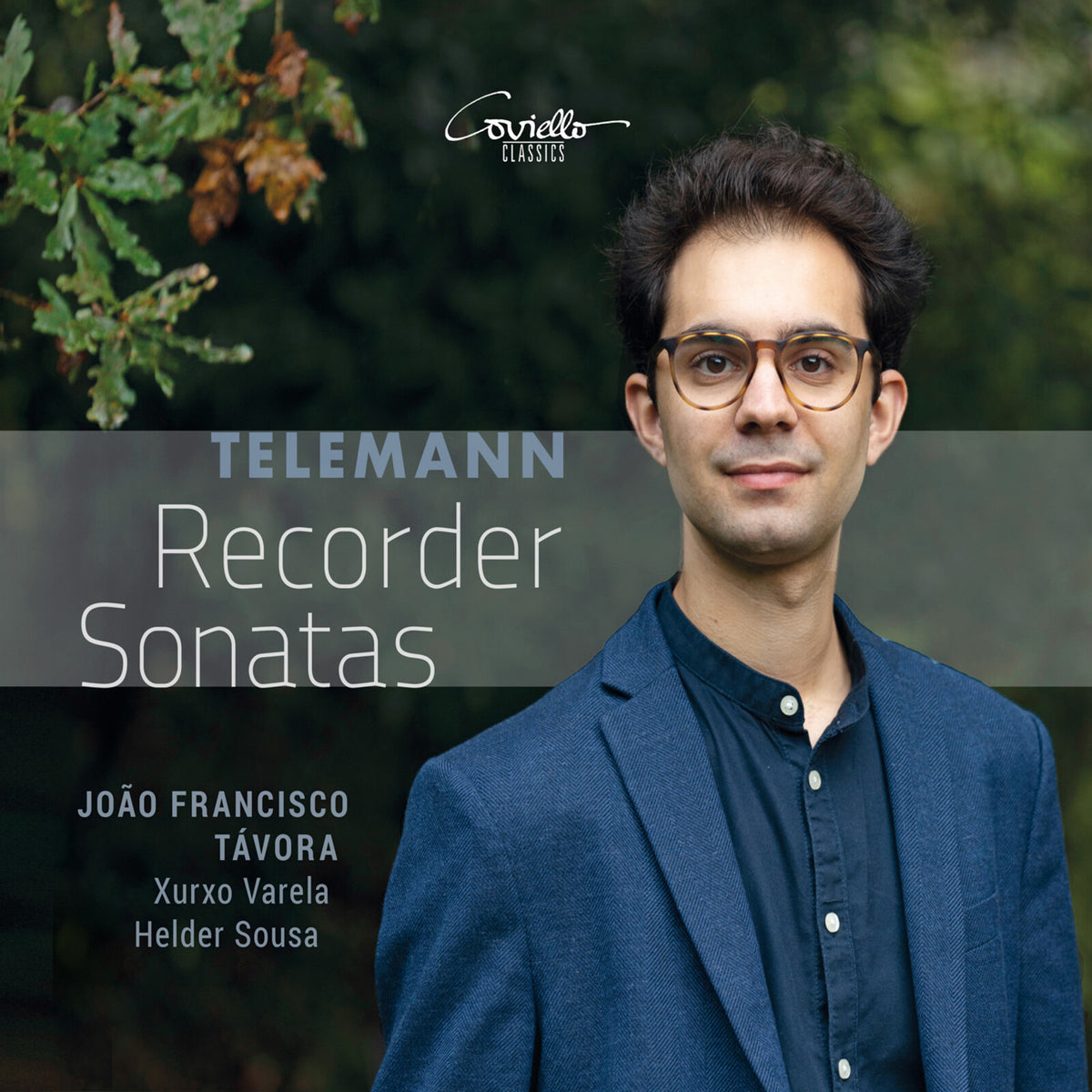 CD cover featuring portrait of recorder player João Francisco Távora.