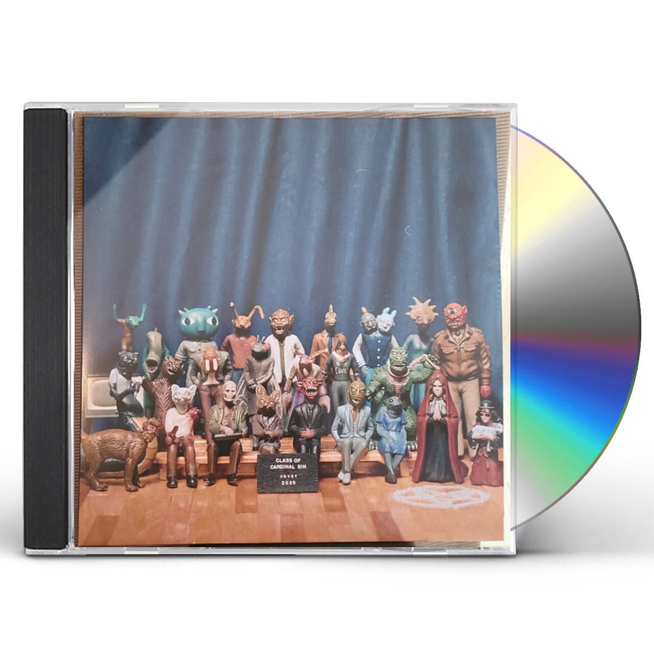 CD case for Covey’s “Class Of Cardinal Sin” album, barcode visible.