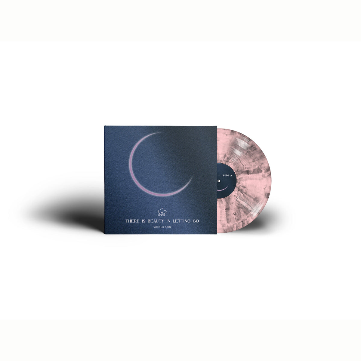 Vinyl record and album cover for “There Is Beauty In Letting Go”.