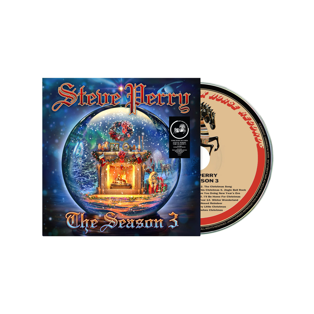 Steve Perry's "The Season 3" CD in jewel case, with wintry cover art.